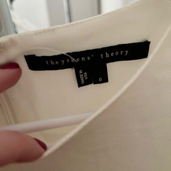 Theory dress seize 0 white/cream - Picture 2 of 2